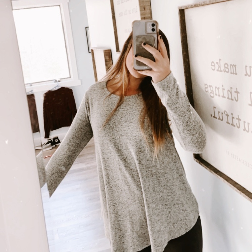 Grey sweater!